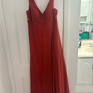 Azazie Rust Bridesmaid Dress
